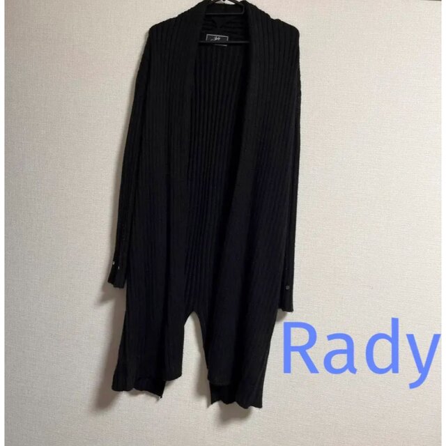 Rady(レディー)のRady ニットコート M レディースのジャケット/アウター(ニットコート)の商品写真