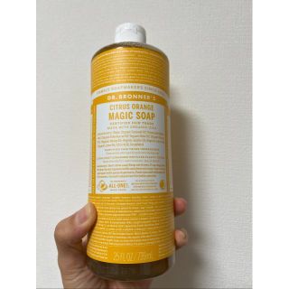 ドクターブロナー(Dr.Bronner)のドクターブロナー　マジックソープ　シトラスオレンジ　739ml 1本(ボディソープ/石鹸)