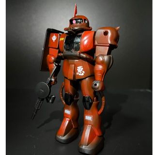 シャアザク旧キットエアブラシによる全塗装 ガンプラ ガンダム プラモデル(模型製作用品)