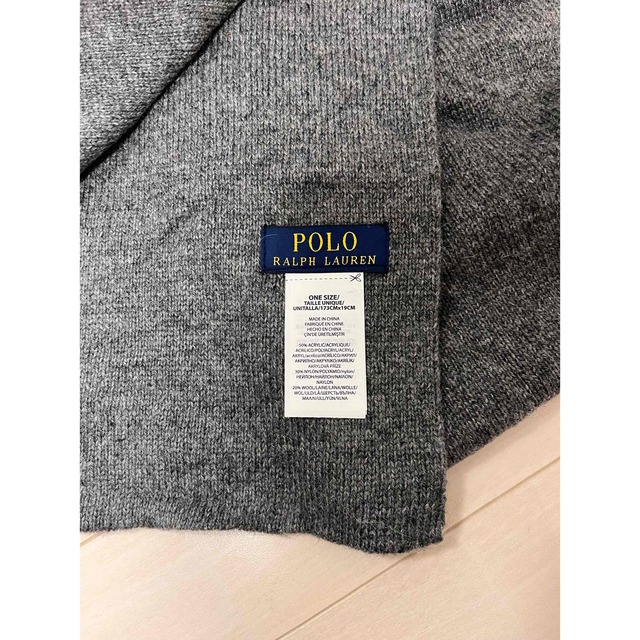 POLO RALPH LAUREN(ポロラルフローレン)のポロラルフローレン　ラルフ　ポロベア　マフラー　ストール　 レディースのファッション小物(マフラー/ショール)の商品写真