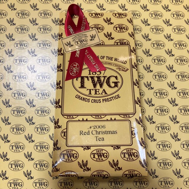 TWG レッドクリスマスティー　RED CHRISTMAS TEA 50g 茶葉 食品/飲料/酒の飲料(茶)の商品写真