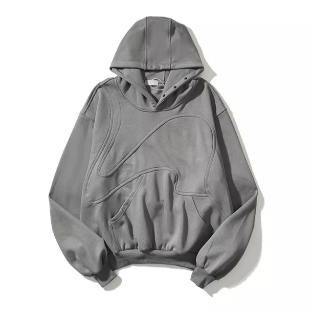 【import】Cyber pullover hoodie 〝gray〟