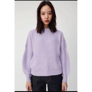 マウジー(moussy)の【moussy】パープルニット(ニット/セーター)