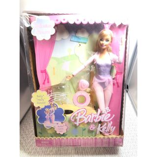 バービー(Barbie)の多分　未使用　訳あり　Barbie&kelly バレエ？　ケリーちゃん無し(キャラクターグッズ)