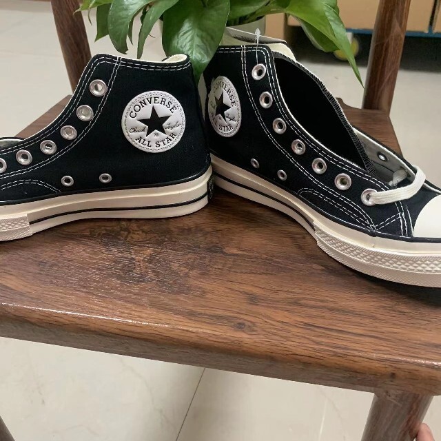 CONVERSE - CONVERSE CT70 BLACK テキスタイル ハイカット 22cmの通販