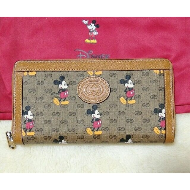 予約販売 Gucci - 新品DisneyグッチGUCCIコラボ長財布ミッキーマウス
