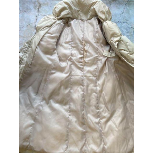 ANAYI(アナイ)のA1650 アナイ　ショールカラーダウンコート　ホワイト　フレア　キレイ系 レディースのジャケット/アウター(ダウンジャケット)の商品写真
