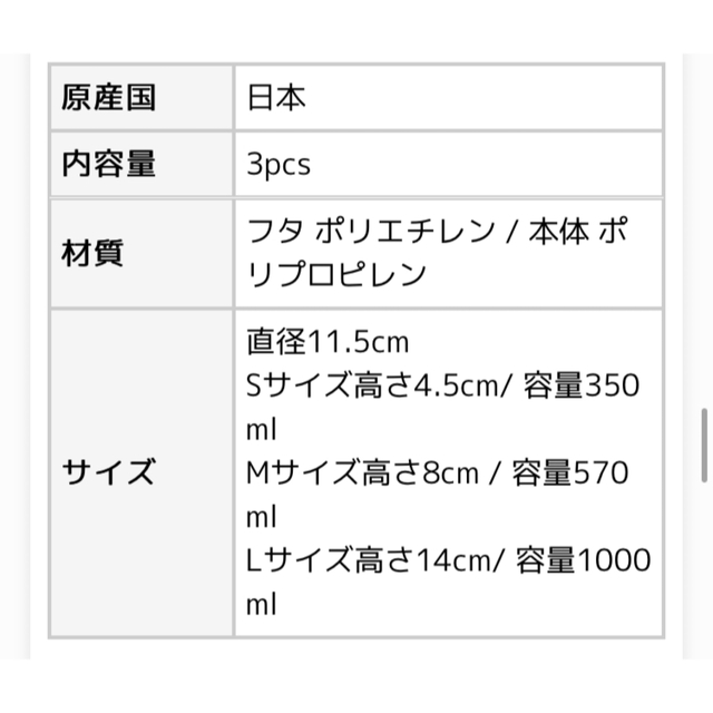 DEAN & DELUCA(ディーンアンドデルーカ)の【新品未使用】DEAN &DELUCA フードコンテナー インテリア/住まい/日用品のキッチン/食器(弁当用品)の商品写真