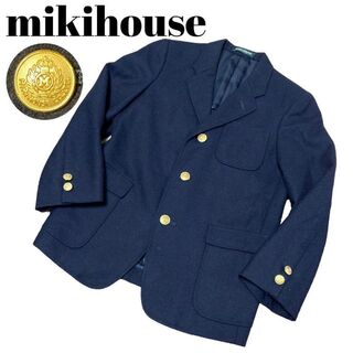 ミキハウス(mikihouse)の【高級】MIKI HOUSE テーラード ジャケット ブレザー 紺ブレ 金ボタン(ドレス/フォーマル)