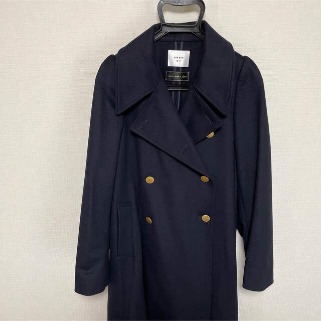 Ameri VINTAGE(アメリヴィンテージ)のアメリ　コート　CHARME FLARE LONG COAT レディースのジャケット/アウター(ロングコート)の商品写真