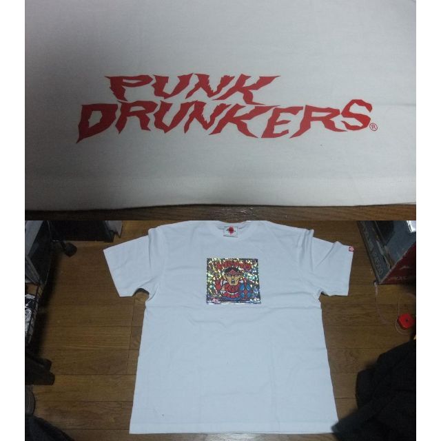 スーパーあいつ 未使用 punkdrunkers キラキラ Tシャツ XL