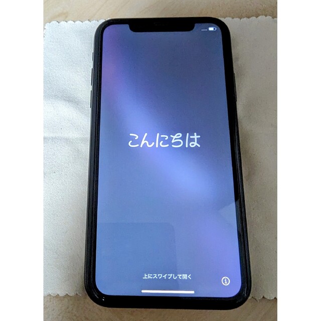 iPhone(アイフォーン)のiPhone XR 64GB Black スマホ/家電/カメラのスマートフォン/携帯電話(スマートフォン本体)の商品写真