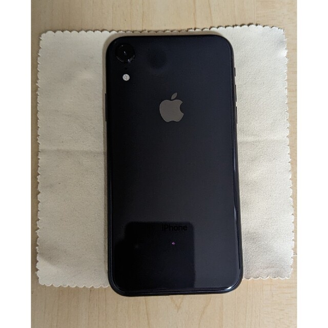 iPhone(アイフォーン)のiPhone XR 64GB Black スマホ/家電/カメラのスマートフォン/携帯電話(スマートフォン本体)の商品写真