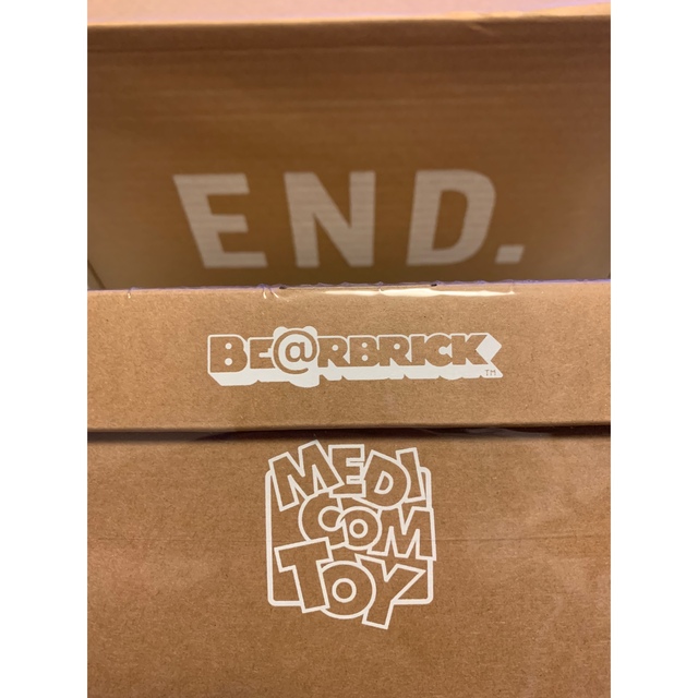 ベアブリック　END. x MEDICOM BE@RBRICK  メディコム