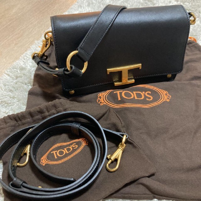 ★美品★TOD'S トッズ タイムレス ハンドバッグ ミニ ショルダー 2way