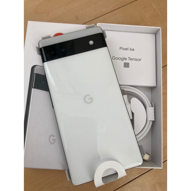 Google Pixel   pixel6a 白 新品SIMフリー機の通販 by バルジャン's