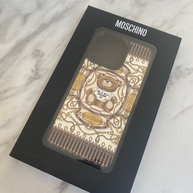 MOSCHINO - 【新品】MOSCHINO モスキーノ 定番 テディ iPhoneケース