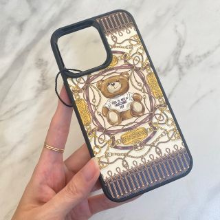 モスキーノ(MOSCHINO)の【新品】MOSCHINO モスキーノ 定番 テディ iPhoneケース くま(iPhoneケース)