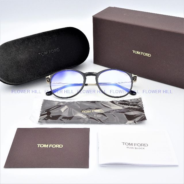 トムフォード TF5759-B 001 ブルーライトカット 高級 メガネ 8