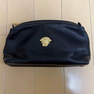 GIANNI VERSACE VINTAGE 80s バニティレザーバッグポーチ