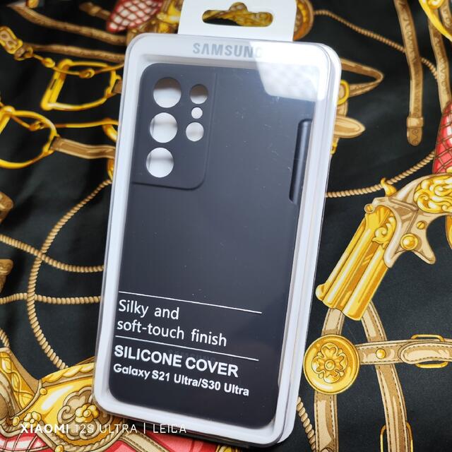 Galaxy(ギャラクシー)のS21 Ultra Sペン付き 純正シリコンケース ブラック 新品 スマホ/家電/カメラのスマホアクセサリー(Androidケース)の商品写真