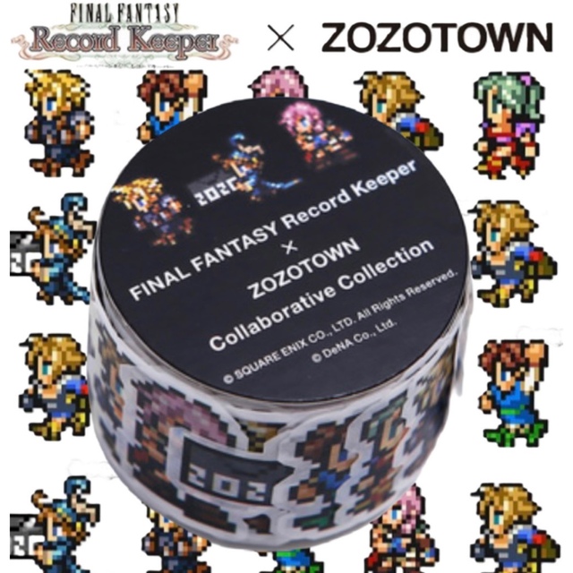 《新品》FFRK×ZOZO マスキングテープ ファイナルファンタジー FF7R エンタメ/ホビーのおもちゃ/ぬいぐるみ(キャラクターグッズ)の商品写真