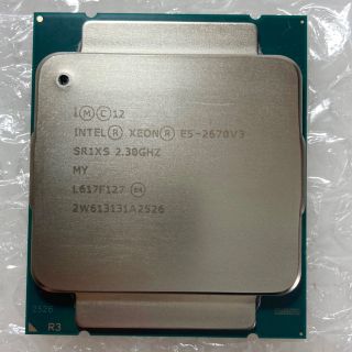 Xeon E5 2670 V3 LGA2011-3  2個まとめて　動作確認済(PCパーツ)