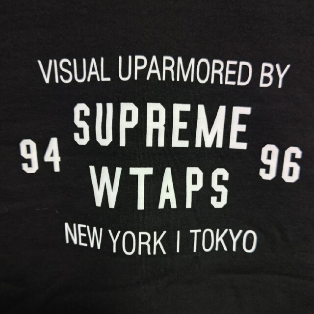 W)taps(ダブルタップス)のXL新品WTAPS✕SUPREMEスウェットWネームコラボ黒 メンズのトップス(スウェット)の商品写真