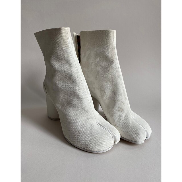 100%本物 Margiela Martin Maison - ホワイト 39.5 boots Tabi