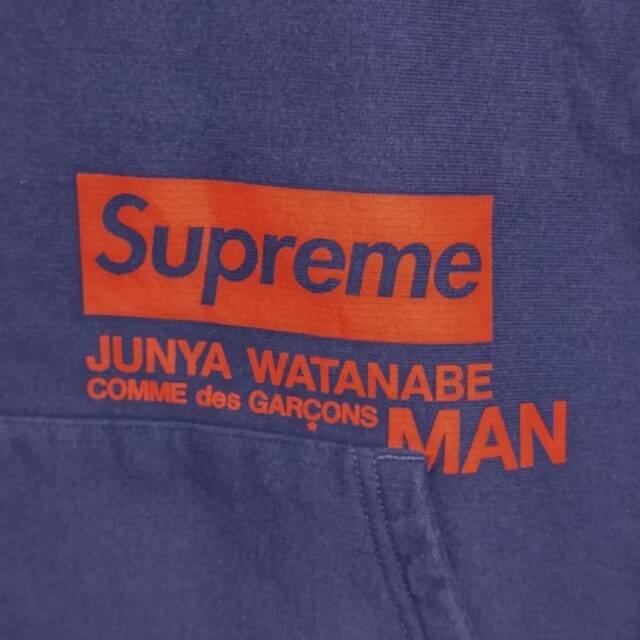 XL新品SUPREME✕ジュンヤワタナベコムデギャルソンマンWネームパーカー