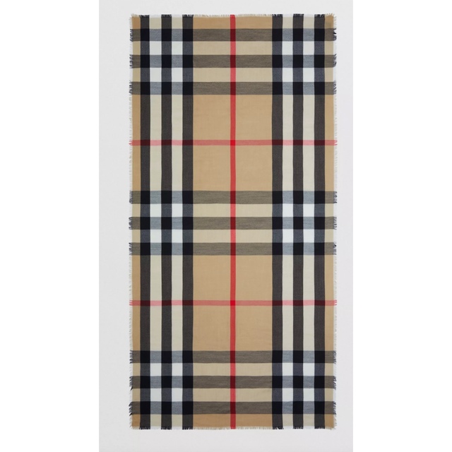 超特価SALE開催!】 BURBERRY - カシミヤ100% バーバリー 大判スカーフ