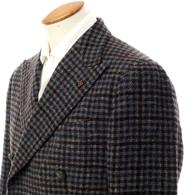 新品】タリアトーレ TAGLIATORE ライトツイード チェック ジャケット