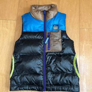 ラゲッドワークス(RUGGEDWORKS)のRUGGEDWORKS 140cmダウンベスト　青✖️黒(ジャケット/上着)