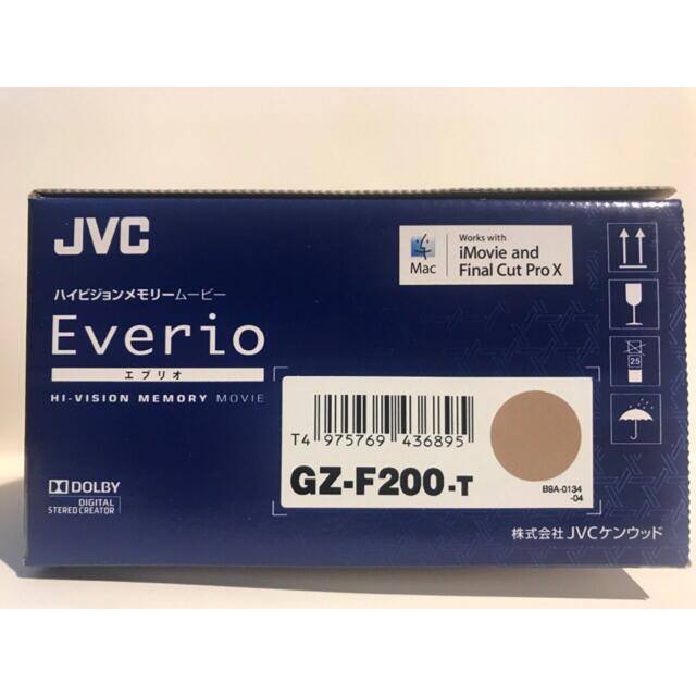 うにロード】 KENWOOD - ☆新品☆JVC GZ-F200-T エブリオEverioビデオ