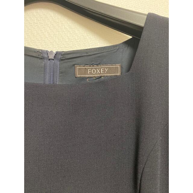 FOXEY(フォクシー)の★FOXEY フォクシー サクセススーツ 40濃紺 お受験 レディースのフォーマル/ドレス(スーツ)の商品写真