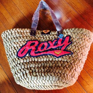 ロキシー(Roxy)のROXY 未使用タグ付 バック　お勧め品♪(かごバッグ/ストローバッグ)