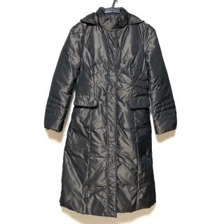 マテリア 美品 ミンク ショートコート ジャケット 36 S 黒 ■U180