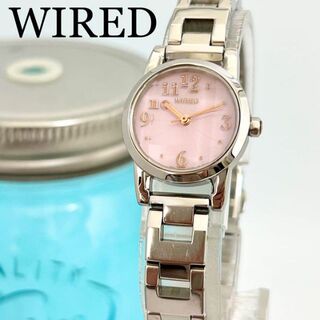 ワイアード(WIRED)の146 WIRED ワイアード時計　レディース腕時計　カットガラス　ピンク　人気(腕時計)