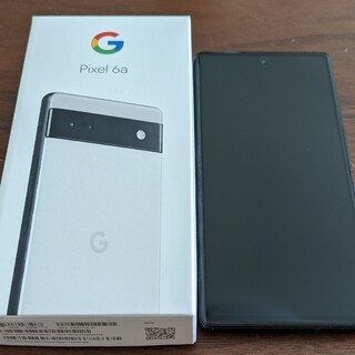 グーグルピクセル(Google Pixel)の【美品】google　pixel6a　チョーク　128GB SIMフリー(iPhoneケース)