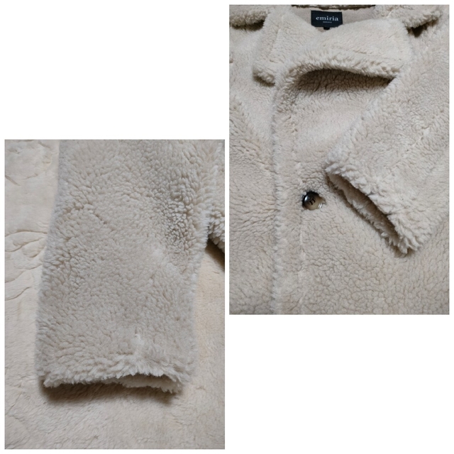 EmiriaWiz(エミリアウィズ)のEMIRIAWIZ エミリアウィズ　ロングボアコート　極暖　ゆったり　2着アリ レディースのジャケット/アウター(ロングコート)の商品写真