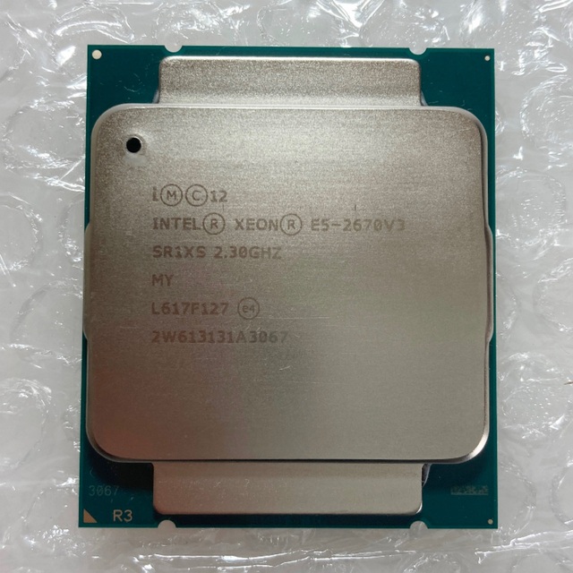 INTEL Xeon E5 2670 V3 動作確認済