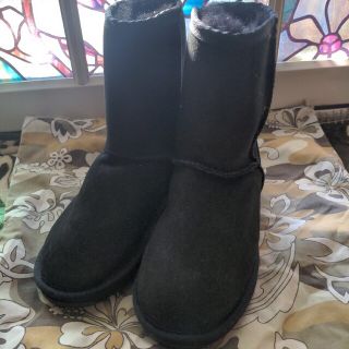 アグ(UGG)の【値下げしました!】uggレディース黒ブーツ(ブーツ)