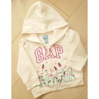 ベビーギャップ(babyGAP)のベビーギャップ【裏起毛パーカー】70cm(トレーナー)