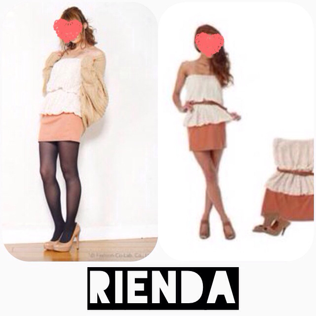 rienda(リエンダ)のriendaレースワンピ♡ レディースのワンピース(ミニワンピース)の商品写真