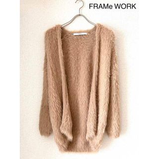 フレームワーク(FRAMeWORK)の【FRAMe WORK】シャギーモヘア風ボレロカーデ(カーディガン)