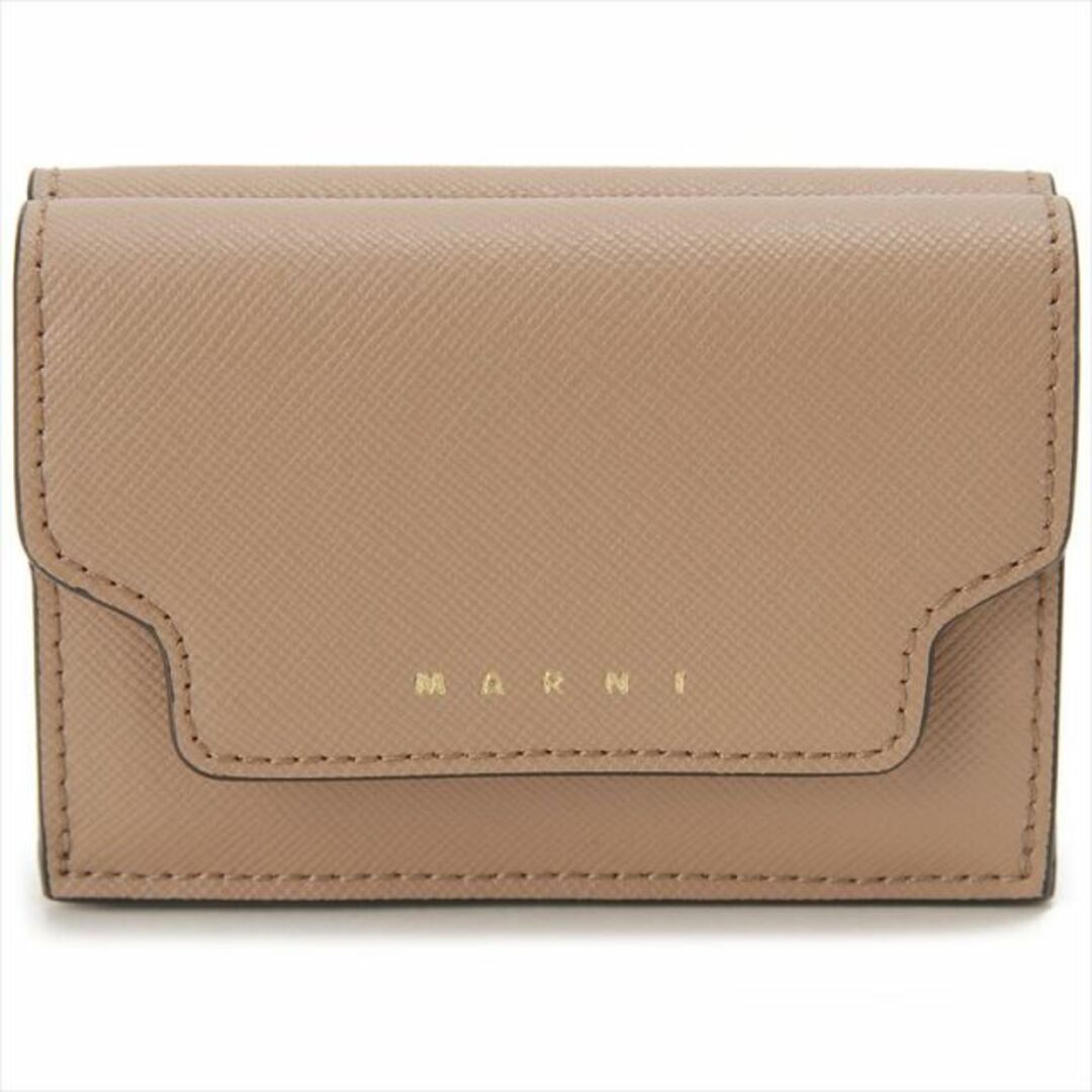 Marni(マルニ)のマルニ MARNI 三つ折財布 PFMOW02U07 BROWN SUGAR レディースのファッション小物(財布)の商品写真