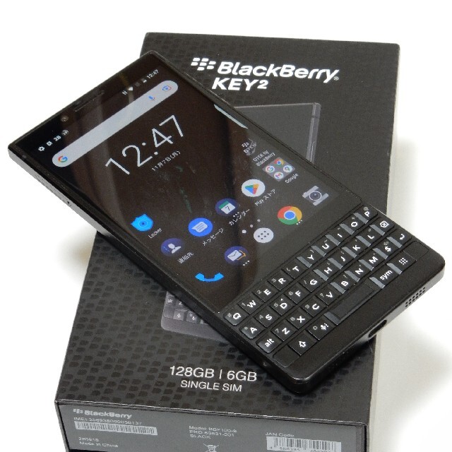 超安いBlackBerry - SIMフリー（国内版） BlackBerry KEY2 BBF100-9の ...