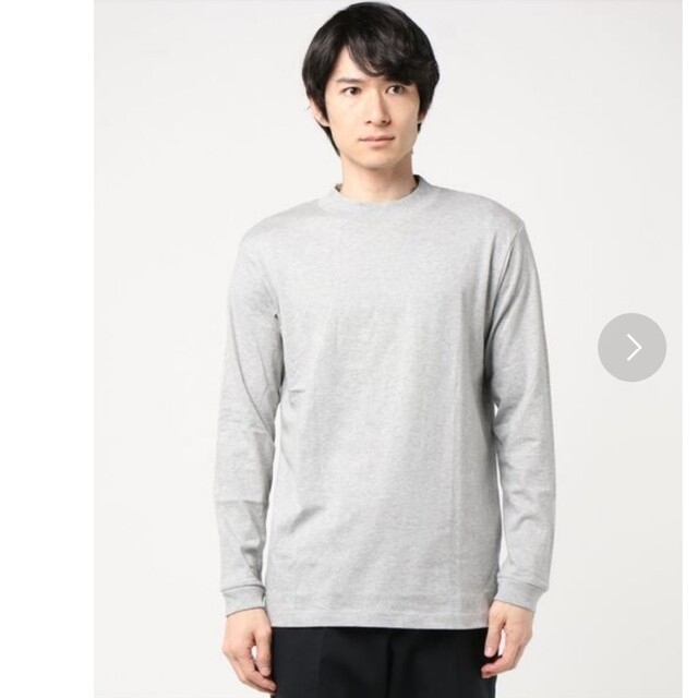 UNITED ARROWS green label relaxing(ユナイテッドアローズグリーンレーベルリラクシング)のgreen label 長袖 Tシャツグレー  L ユナイテッドアローズ メンズのトップス(Tシャツ/カットソー(七分/長袖))の商品写真