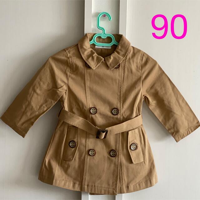 しまむら(シマムラ)のトレンチコート　90 キッズ/ベビー/マタニティのキッズ服女の子用(90cm~)(ジャケット/上着)の商品写真