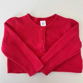 ベビーギャップ(babyGAP)の最安値！baby GAP カーディガン12-18ヶ月(カーディガン/ボレロ)